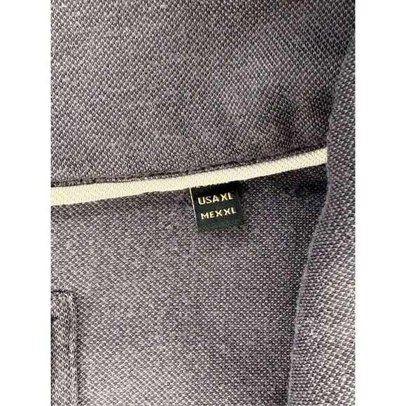 Porter & Ash charcoal grey zip polo shirt - XL - Picture 7 of 8